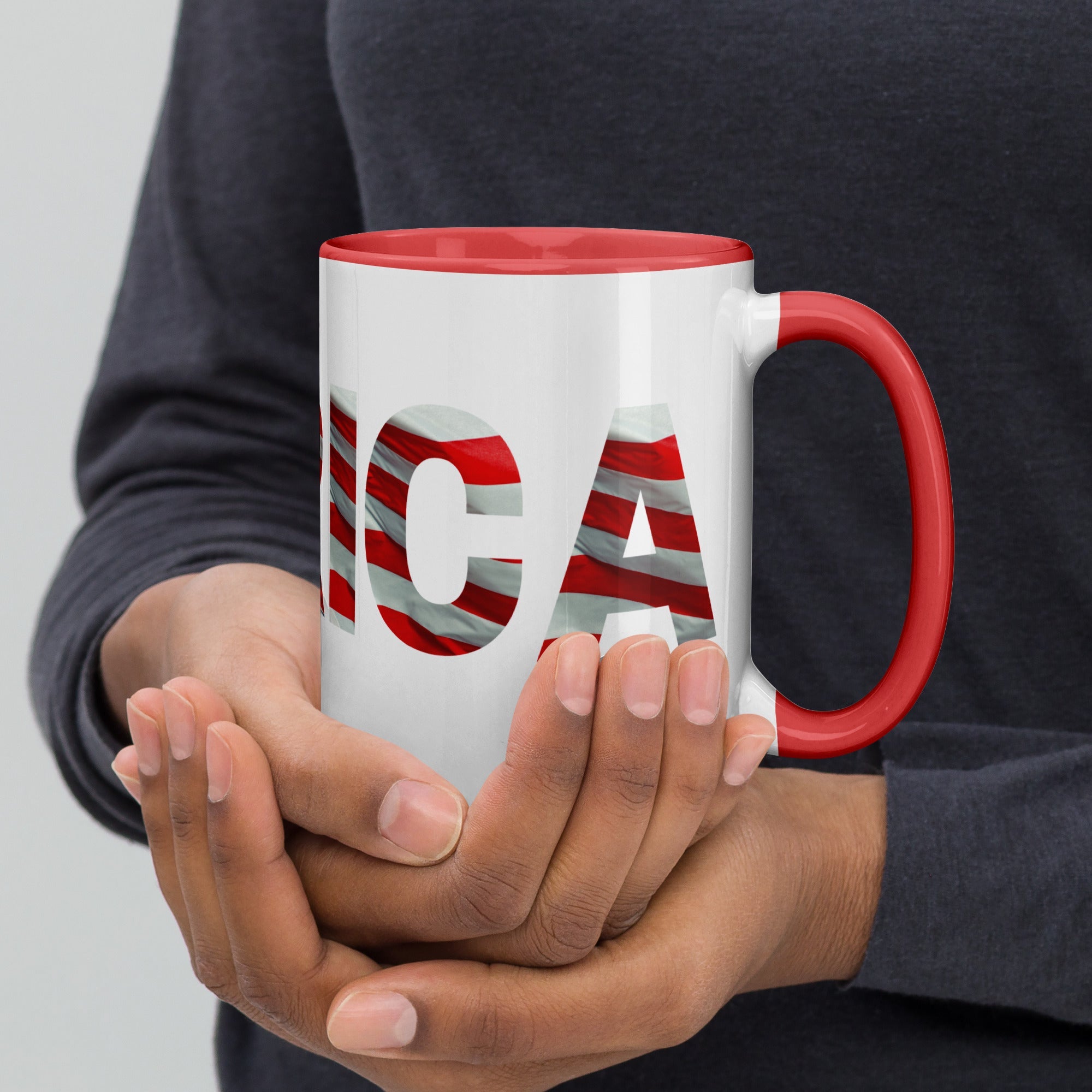'Merica Mug with Color Inside